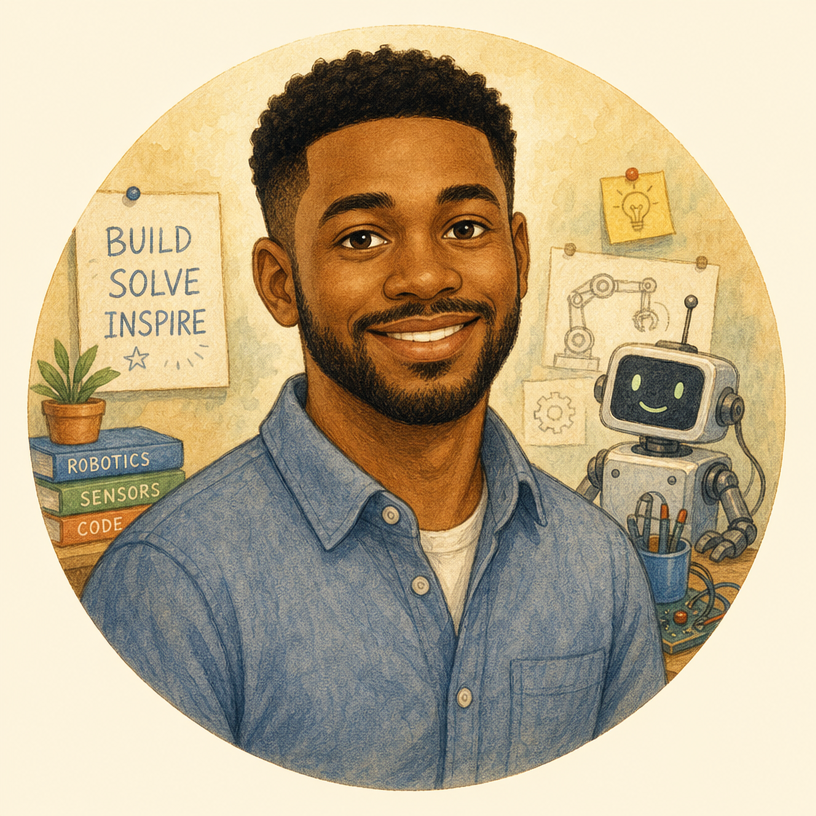 Portrait of James, Robotics Engineer